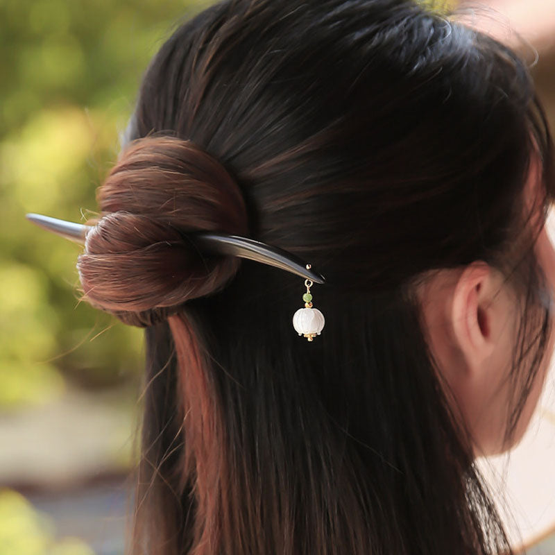 Lunar Drop Ebony Hair Stick