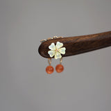 Butterfly Shell Dangle Hair Stick