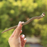 Tulip Branch Green Hair Stick