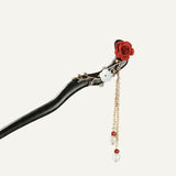 Velvet Rose Hair Stick