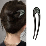 Painted Bamboo Hair Stick