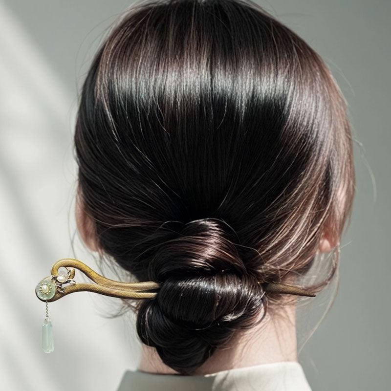 Misty Pear Hair Stick