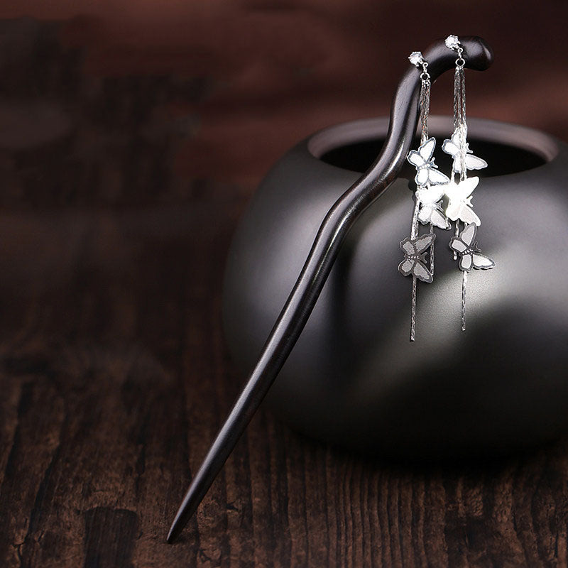 Butterfly Long Drop Hair Stick