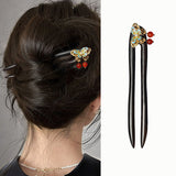 Enamel Butterfly Hair Stick