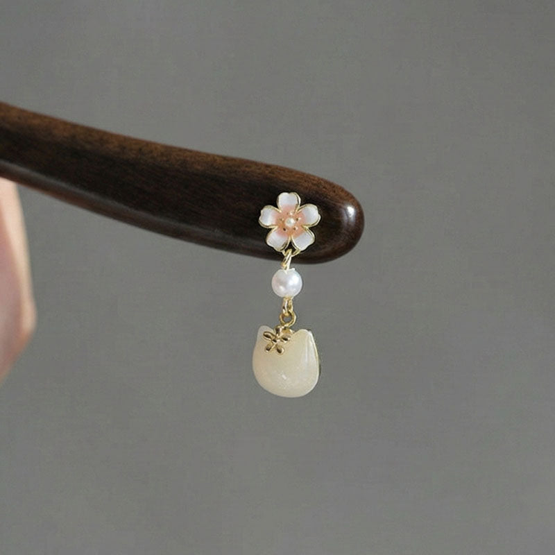 Silent Flower Cat Hair Stick