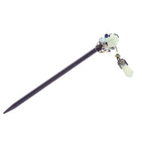 Rose Blossom Jade Drop Hair Stick