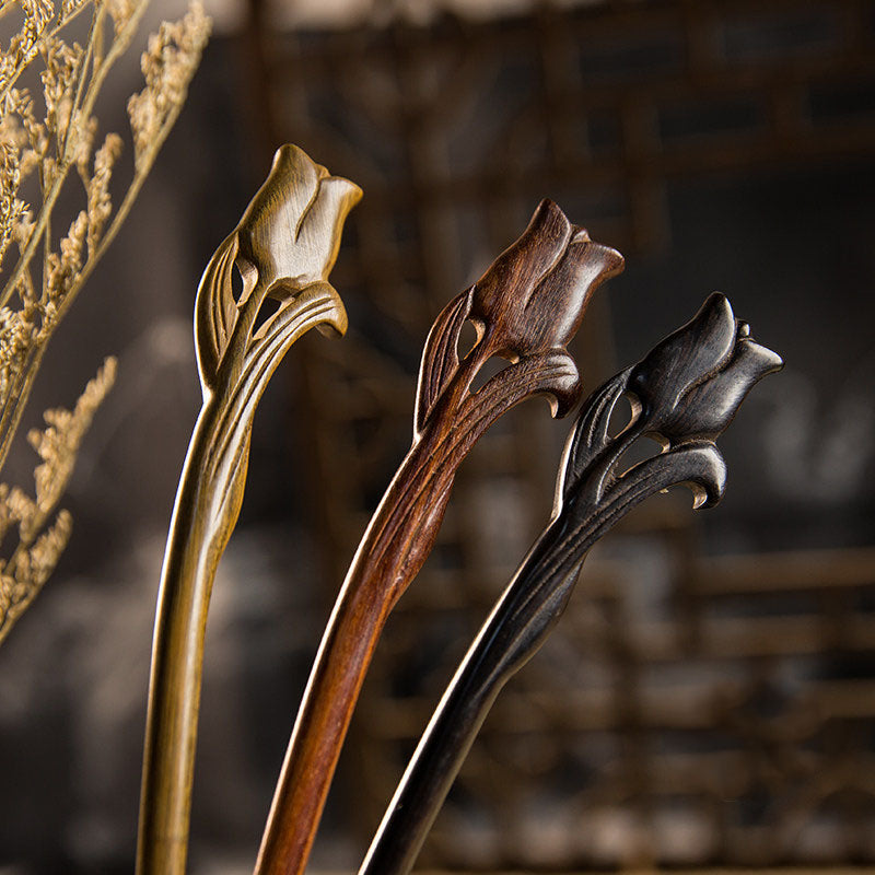 Flowing Bud Hair Stick
