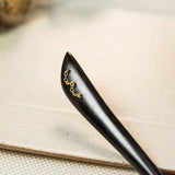 Ebony Golden Osmanthus Hair Stick