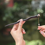 Blushing Tulip Dangle Hair Stick