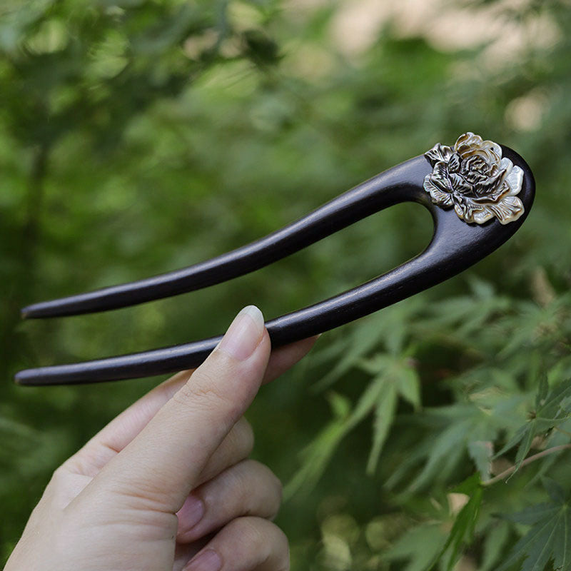 Peony Blossom Hair Stick