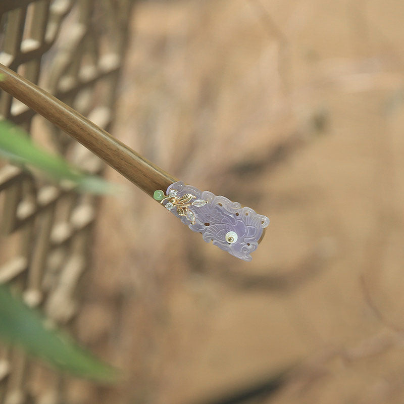 Lavender Petal Hair Stick
