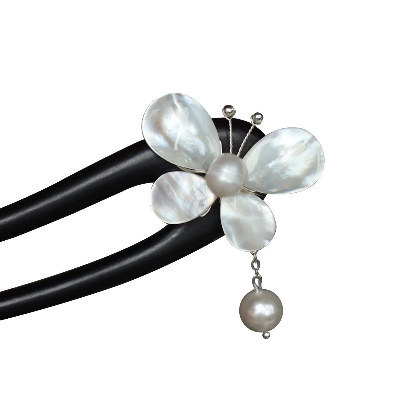 Butterfly Nacre Pearl Hair Stick