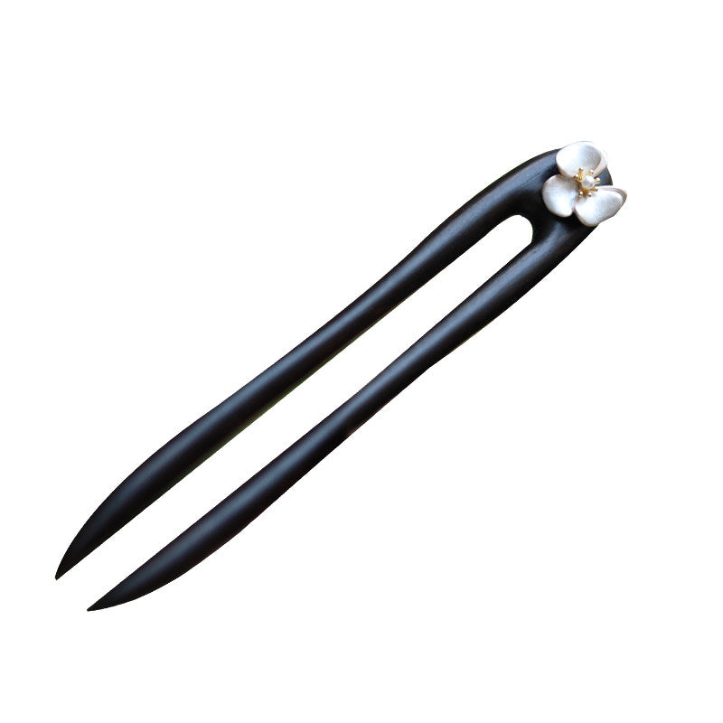 Soft Bloom Ebony Hair Stick