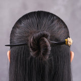 Carved Lotus Hair Stick