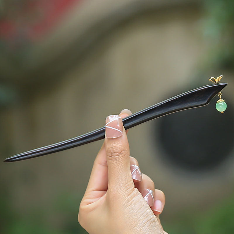 Lilac Dew Ebony Hair Stick