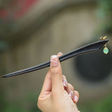 Lilac Dew Ebony Hair Stick