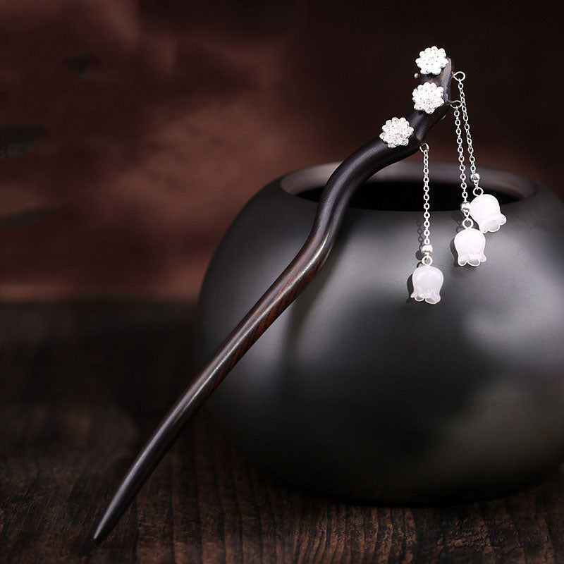 Lily of the Valley Drop Hair Stick