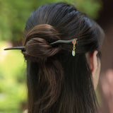 Jade Seal Ebony Hair Stick
