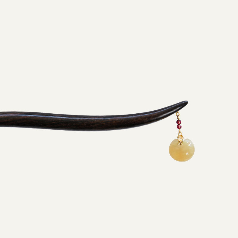 Ruyi Charm Ebony Hair Stick