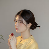 Agate Peach Hair Stick