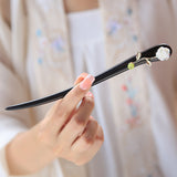 Ivory Flower Hair Stick