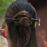 Jade Seal Ebony Hair Stick