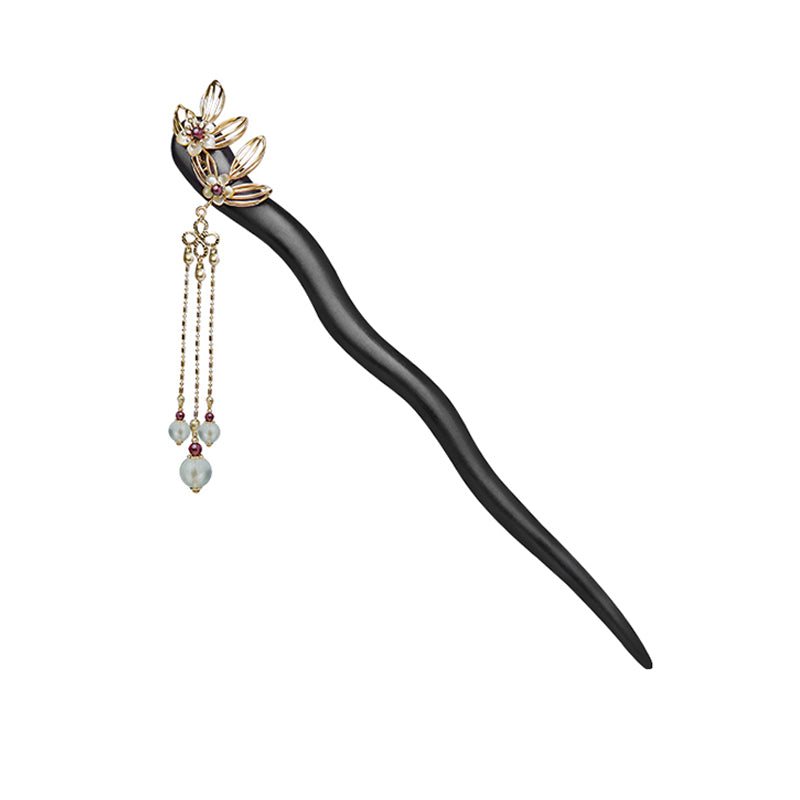 Shell Petal Drop Hair Stick