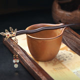 Shell Petal Drop Hair Stick