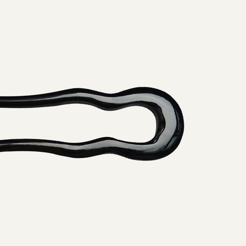 Obsidian Curve Horn Hair Stick