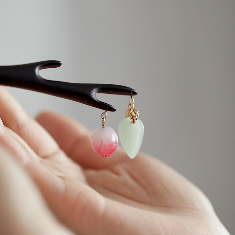 Peach Whisper Hair Stick