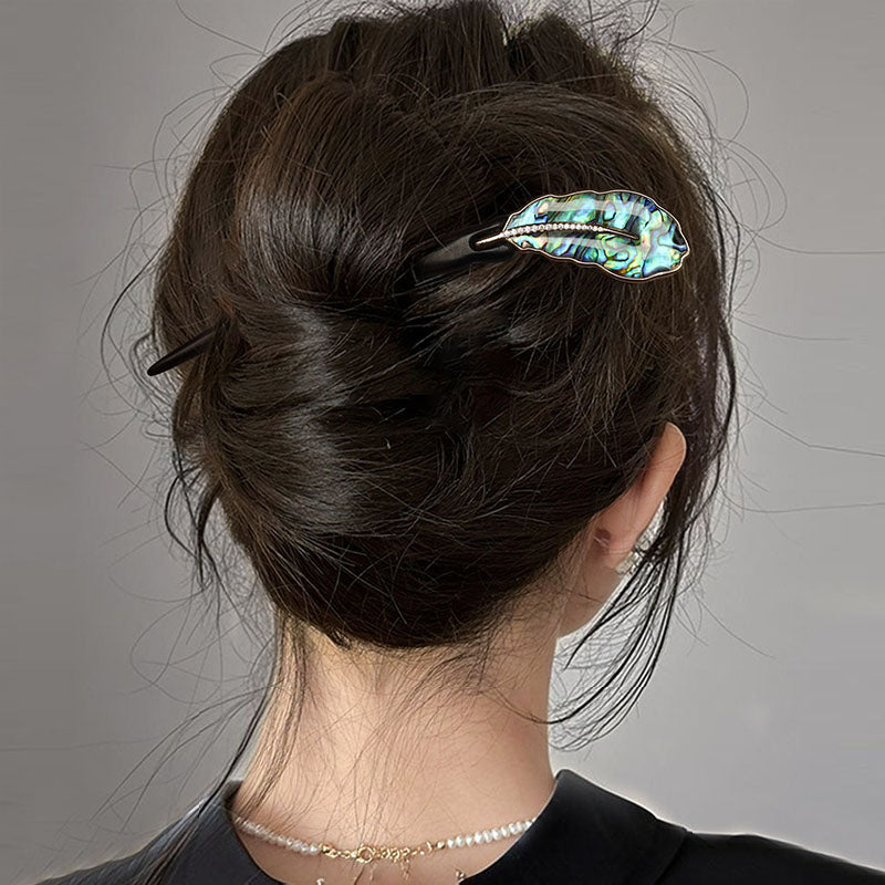 Aurora Feather Hair Stick