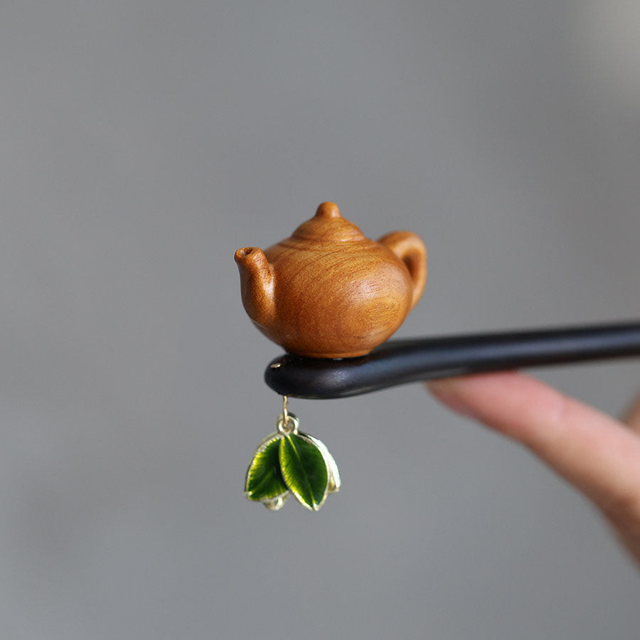 Teapot Serenity Hair Stick