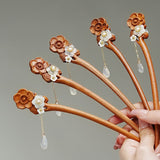Apricot Rain Hair Stick