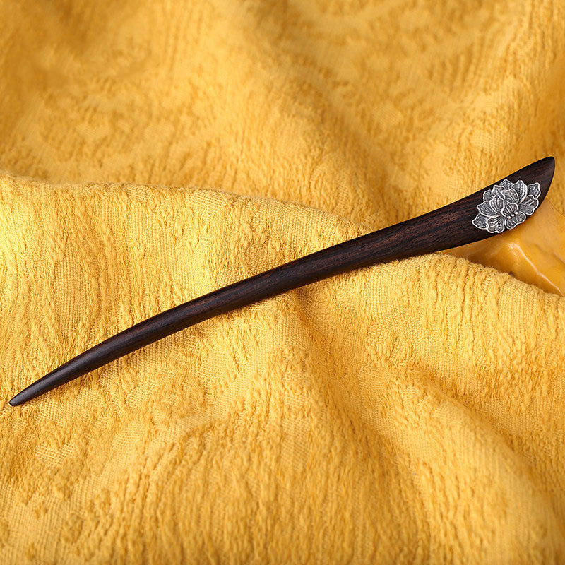 Noir Bloom Hair Stick
