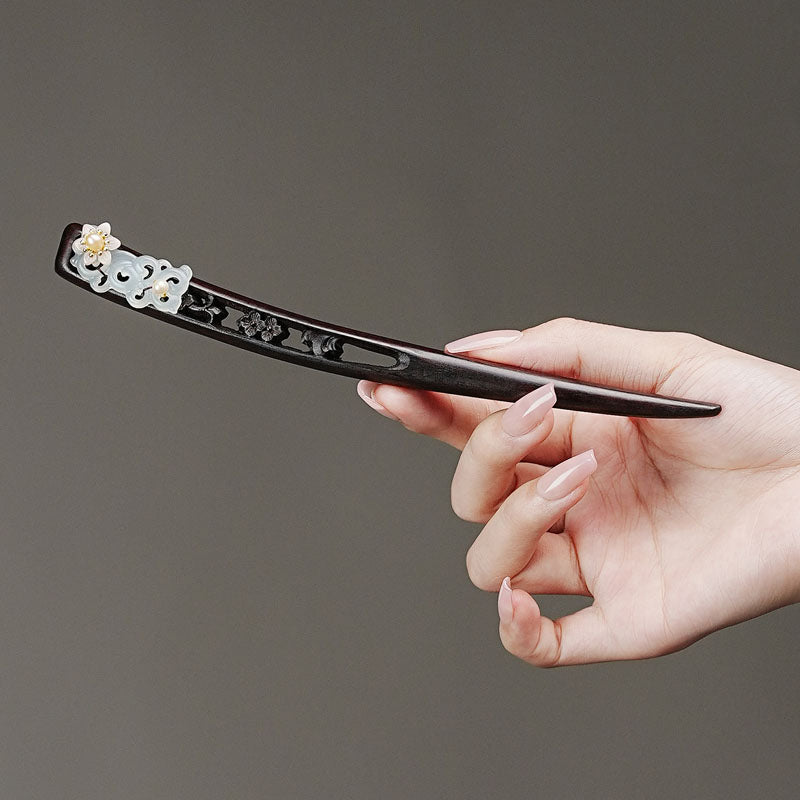 Cloud Orchid Hair Stick