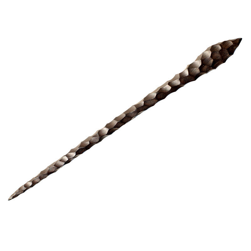 Faceted Spine Hair Stick