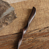 Ebony Spiral Hair Stick