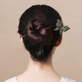 Antique Butterfly Hair Stick