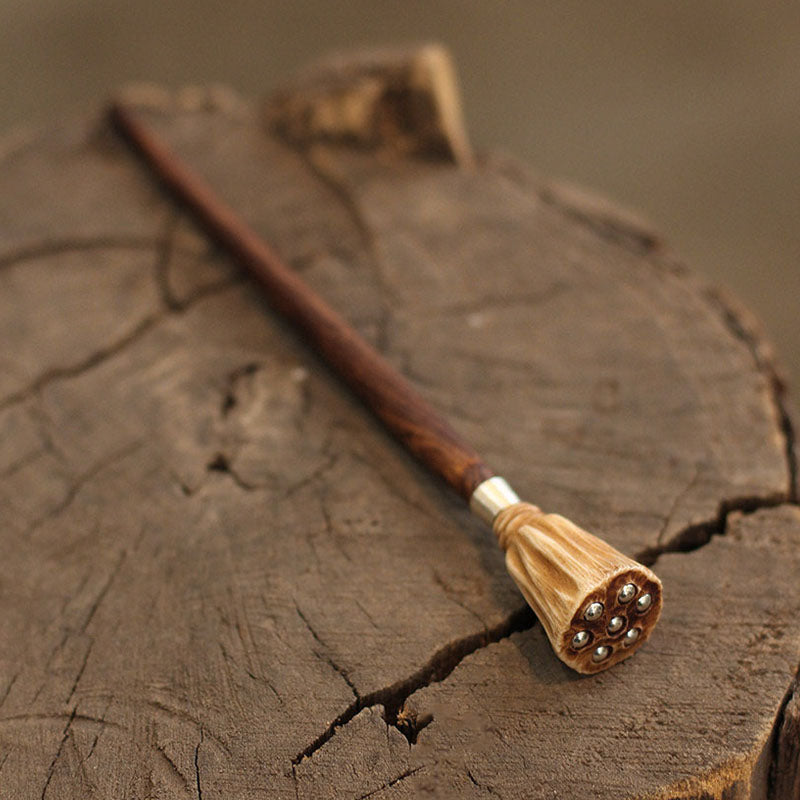 Lotus Horn Hair Stick