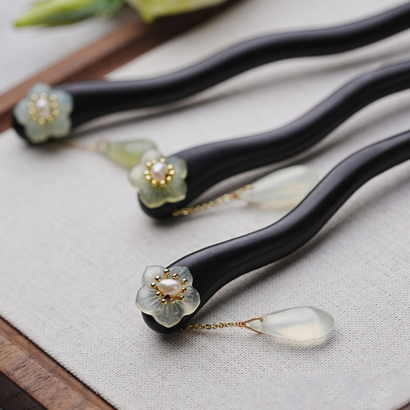 Rain Bloom Hair Stick