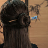 Azure Filigree Hair Stick