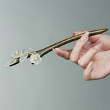 Gardenia Jade Hair Stick