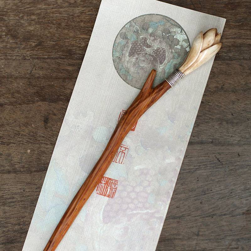 Antler Flower Hair Stick