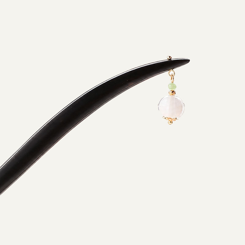Lunar Drop Ebony Hair Stick