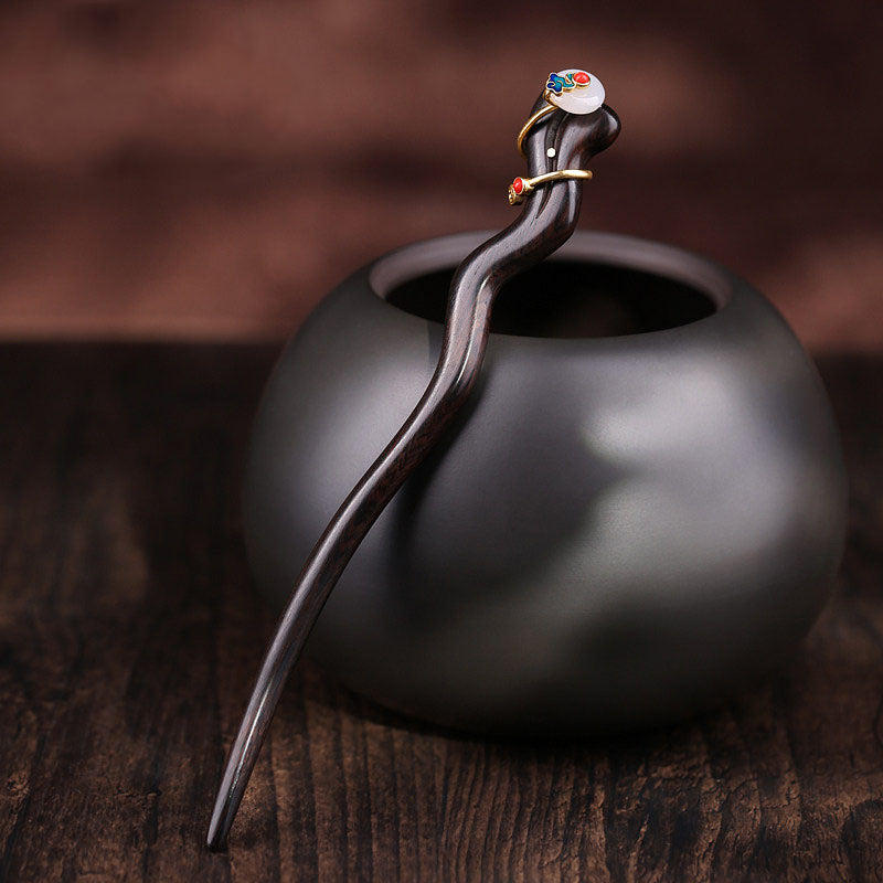 Peace Ring Hair Stick