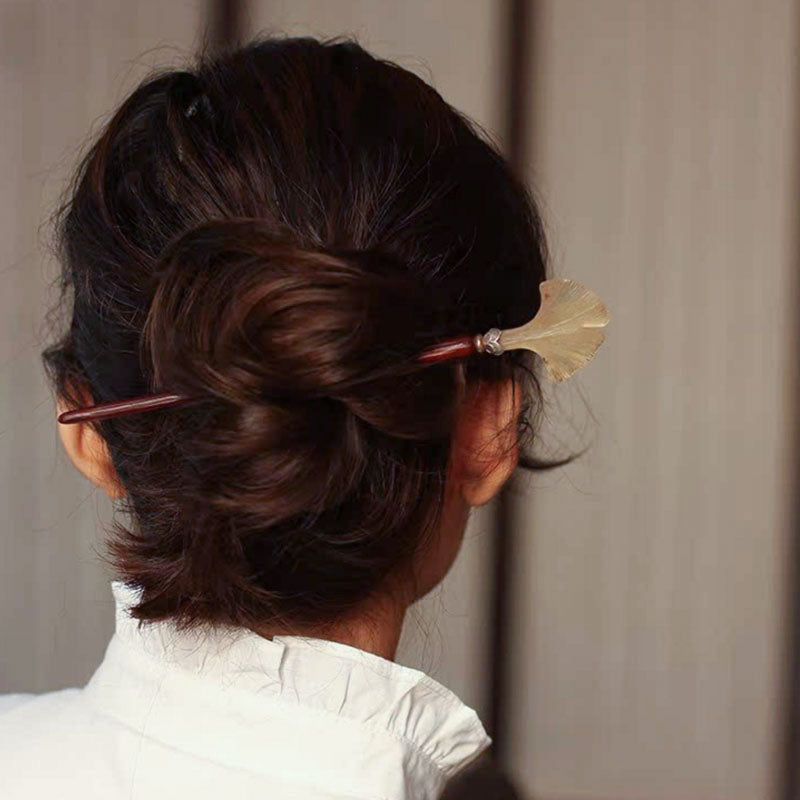 Ginkgo Leaf Hair Stick