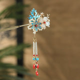 Royal Blossom Tassel Hair Stick