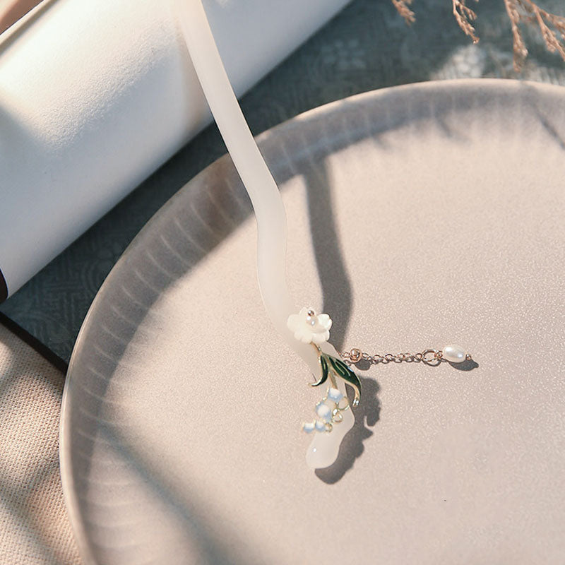 Mist Leaf Flow Hair Stick
