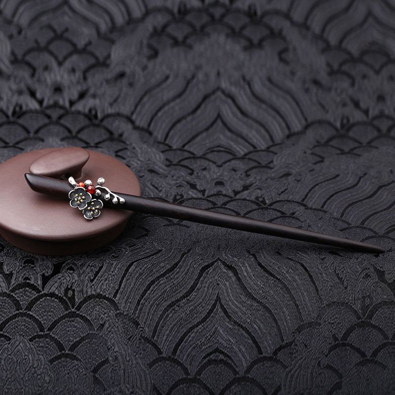 Arden Plum Hair Stick