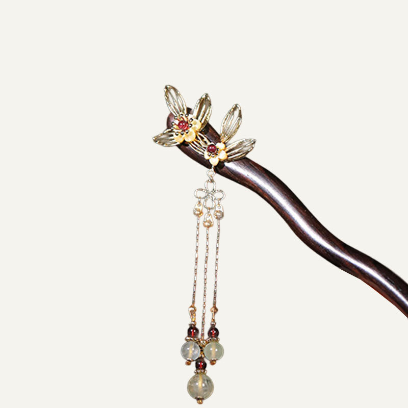 Shell Petal Drop Hair Stick